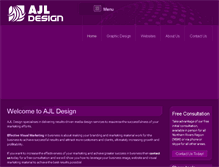 Tablet Screenshot of ajldesign.com.au